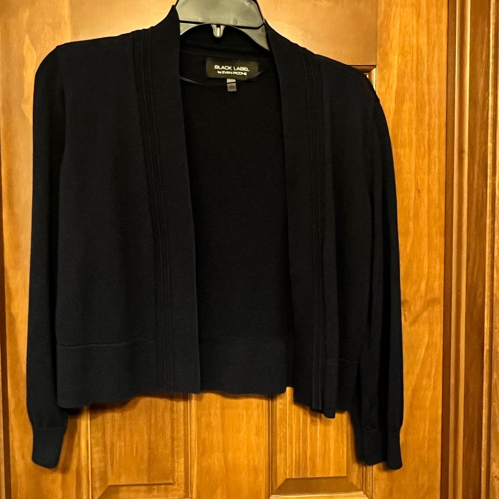 Black Label Women's Elegant Black Cardigan